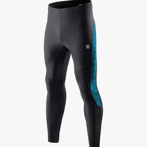 Santic Men's Cycling Tights Padded-Reflective-Windproof Size Small